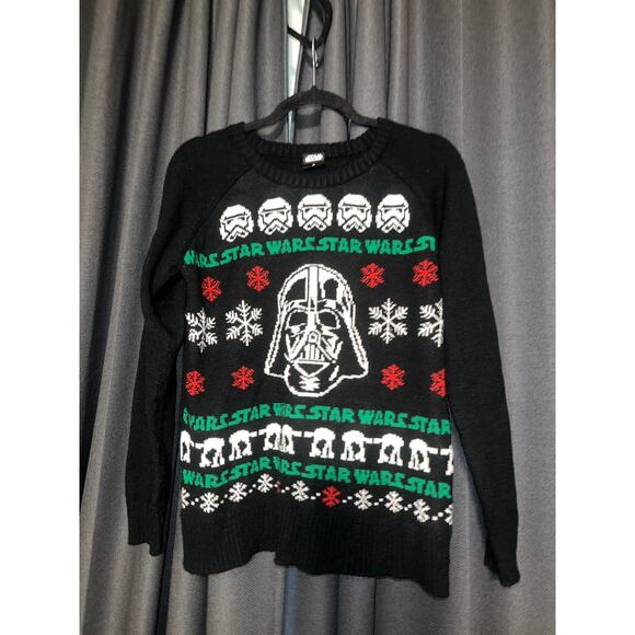 Ugly Christmas Sweater Xmas Size Medium Star Wars - Picture 1 of 3